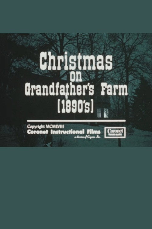 Christmas on Grandfather's Farm Poster