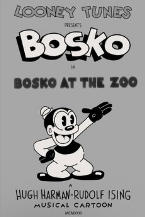 Bosko at the Zoo Poster
