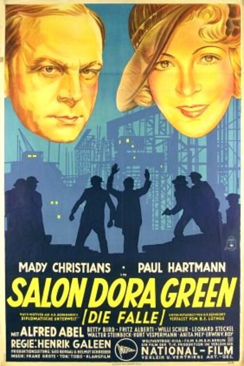 Salon Dora Green Poster