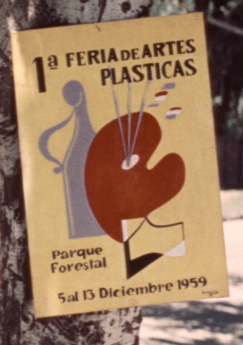 Los artistas plásticos de Chile Poster