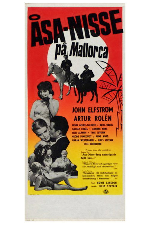 Åsa-Nisse på Mallorca Poster