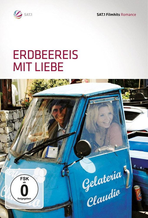 Erdbeereis mit Liebe Poster