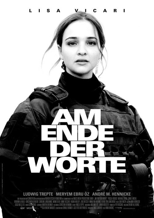 Am Ende der Worte Poster