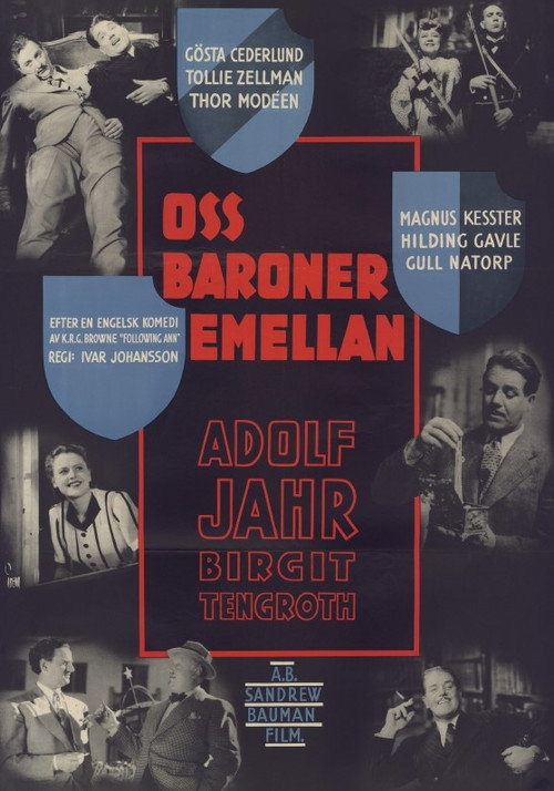 Oss baroner emellan Poster
