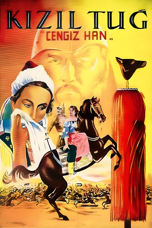 Red Plume - Genghis Khan Poster