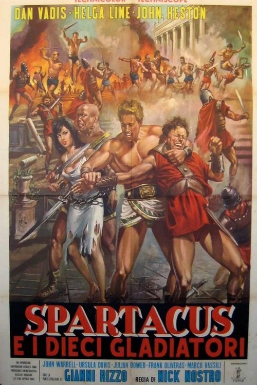 Spartacus and the Ten Gladiators Poster