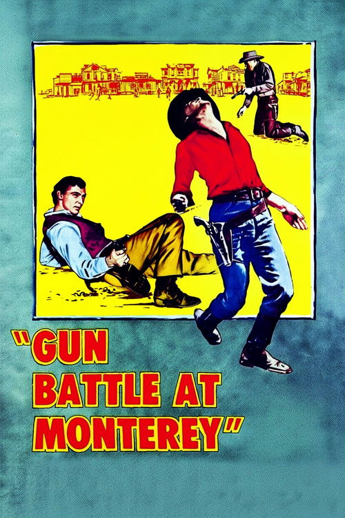 Gun Battle at Monterey Poster