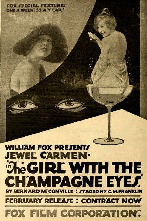 The Girl with the Champagne Eyes Poster