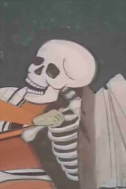 The Dancing Skeleton Poster