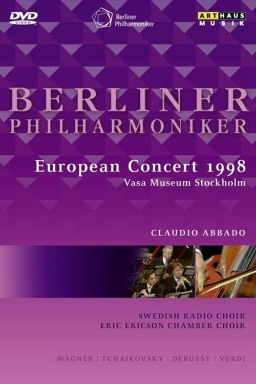 Berlin Philharmonic European Concert 1998 Stockholm Poster