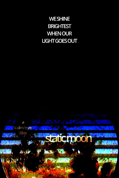 Static Moon Poster