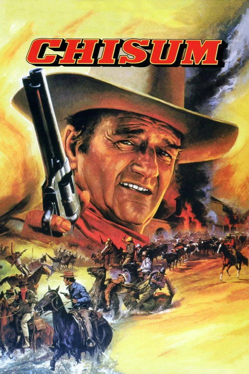 John Wayne and Chisum Poster