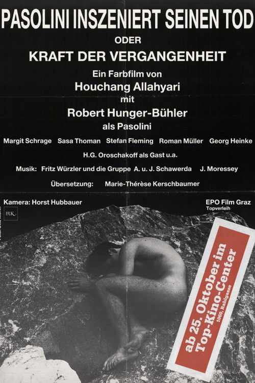 Pasolini Directs His Death Poster