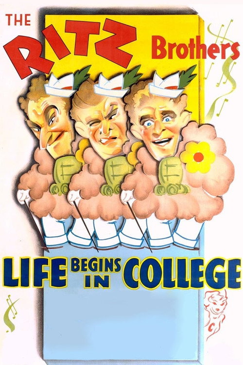 Life Begins in College Poster