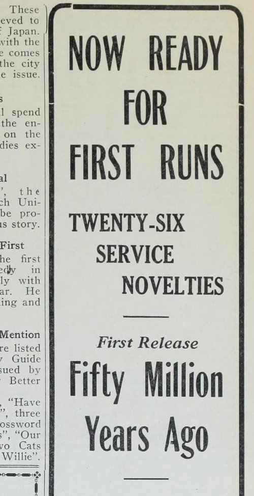 Fifty Million Years Ago Poster