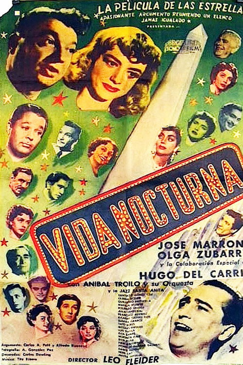 Vida nocturna Poster