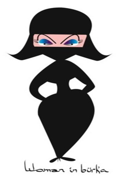 Woman In Burka Poster