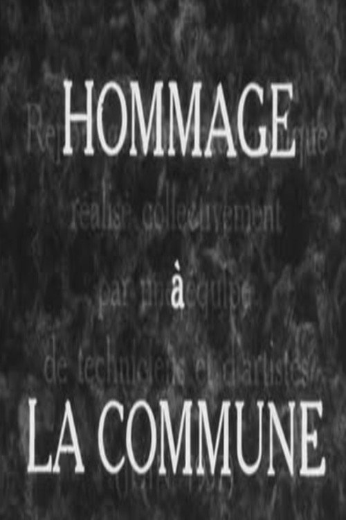 Hommage à la Commune Poster