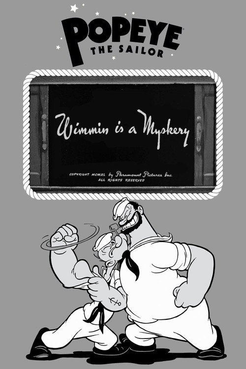 Wimmin is a Myskery Poster