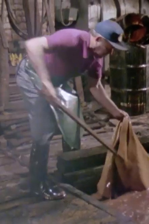 Une tannerie artisanale Poster