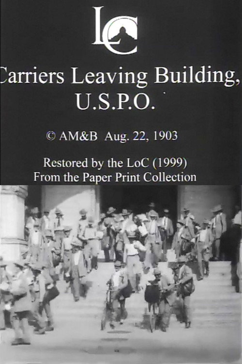 Carriers Leaving Building, U.S.P.O. Poster