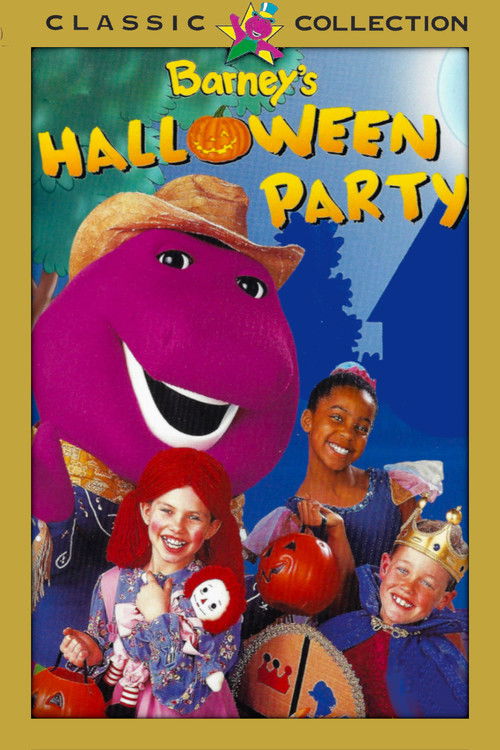 Barney's Halloween Party Poster