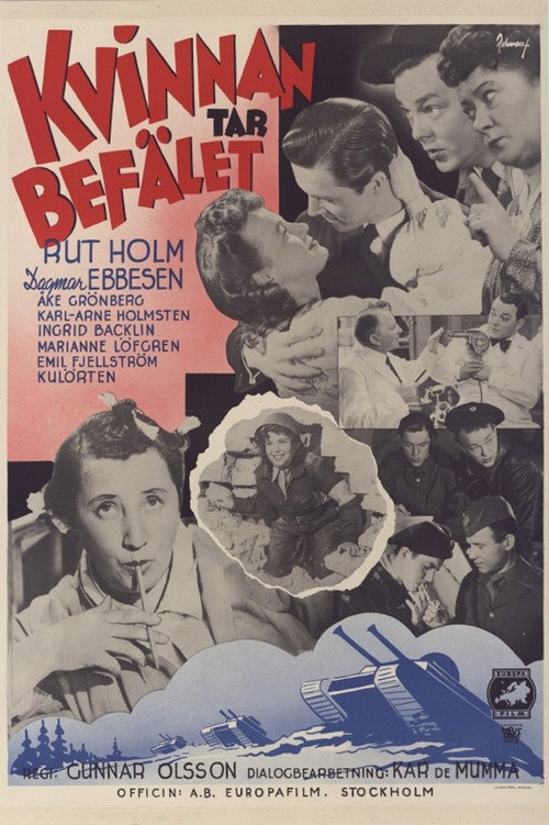 Kvinnan tar befälet Poster