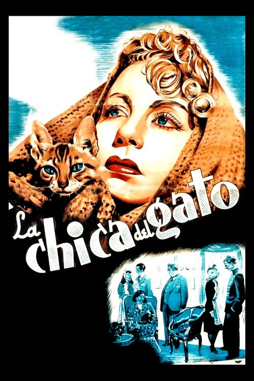 La chica del gato Poster