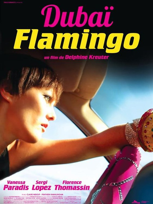 Dubaï Flamingo Poster