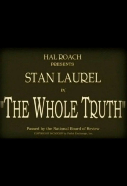 The Whole Truth Poster
