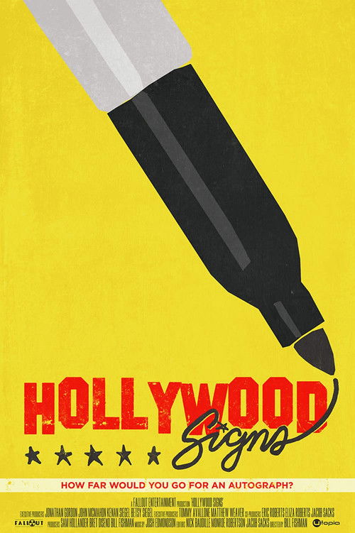 Hollywood Signs Poster