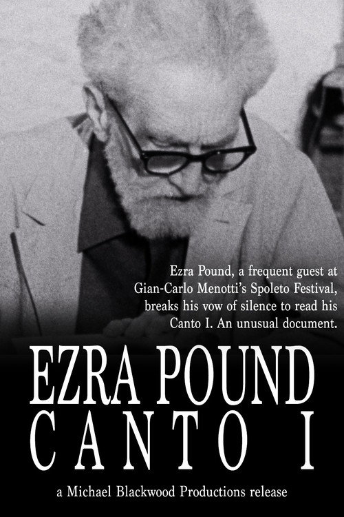 Ezra Pound: Canto I Poster