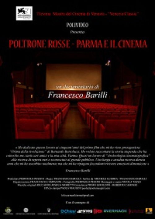 Red Chairs - Parma and the Cinema Poster