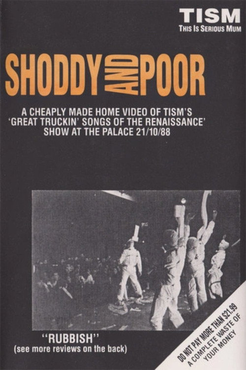 TISM: Shoddy and Poor Poster