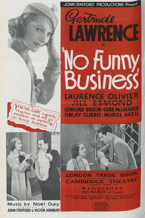 No Funny Business Poster