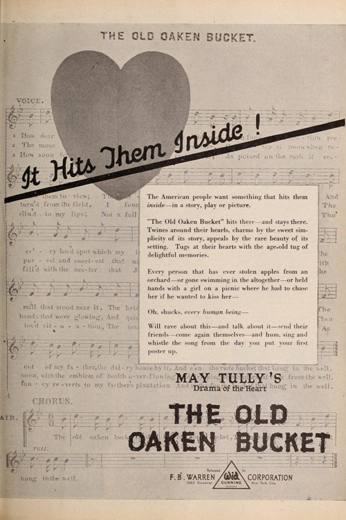 The Old Oaken Bucket Poster