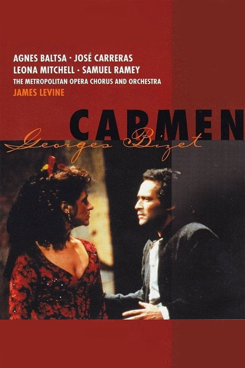 Bizet: Carmen - Agnes Baltsa, José Carreras, Samuel Ramey - Metropolitan Opera Poster