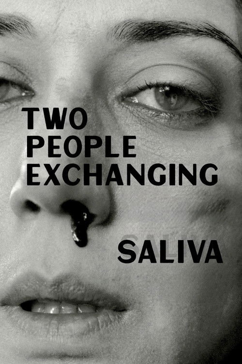 Two People Exchanging Saliva Poster
