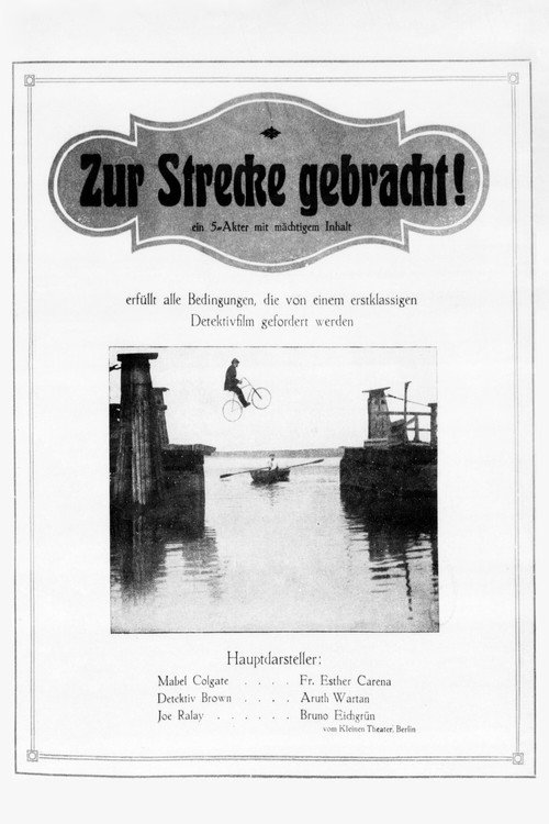Zur Strecke gebracht Poster