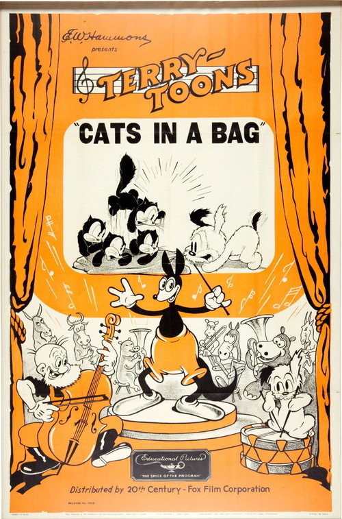 Cats in a Bag Poster