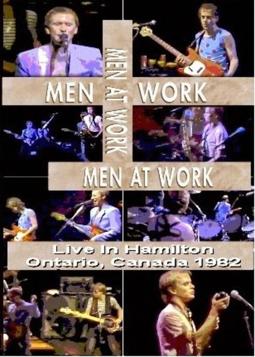 MEN AT WORK Live In Hamilton Poster