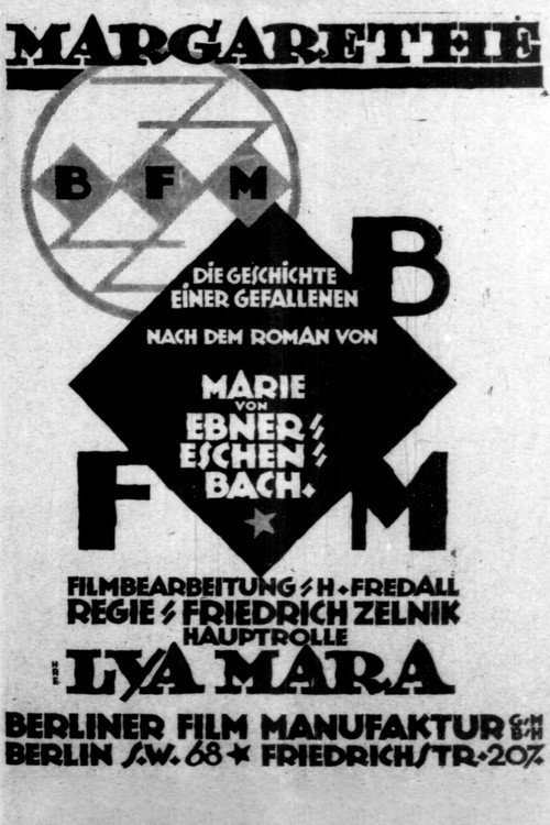 Margarete. Die Geschichte einer Gefallenen Poster