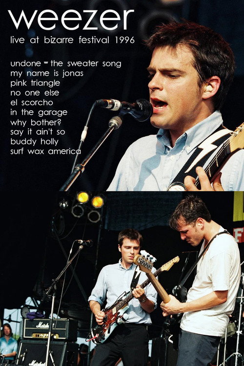 Weezer: Live at Bizarre Festival Poster