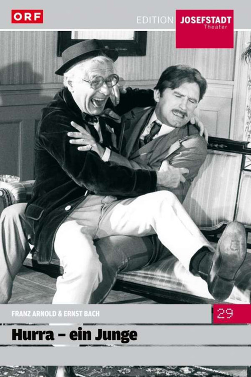 Hurra - ein Junge Poster
