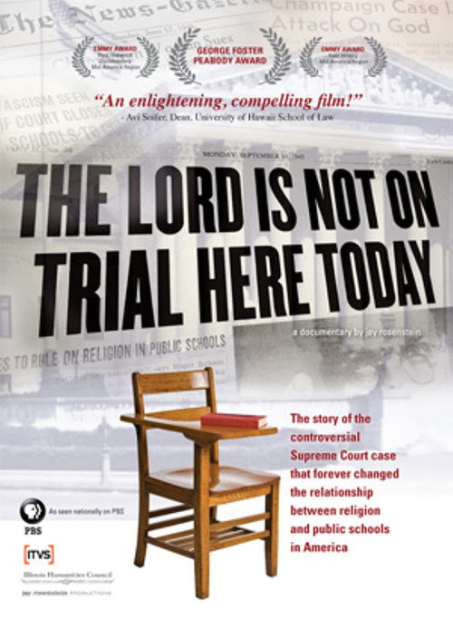 The Lord is Not On Trial Here Today Poster