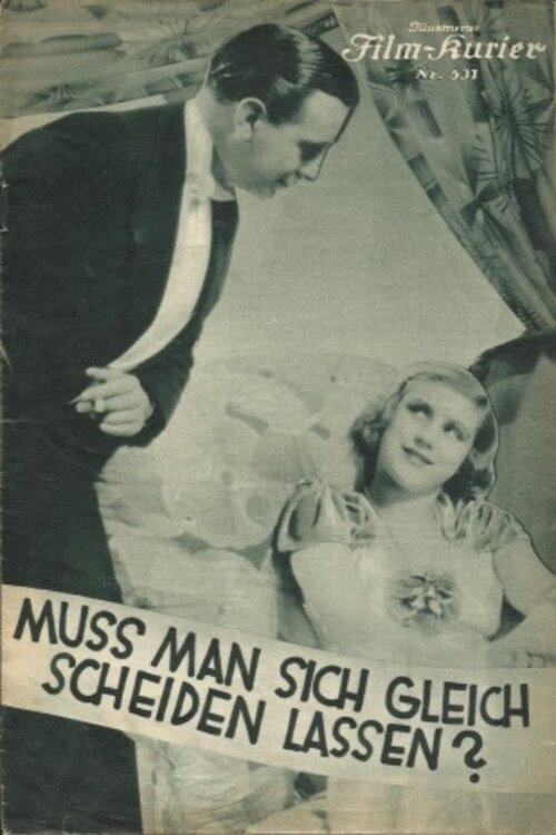 Muß man sich gleich scheiden lassen Poster