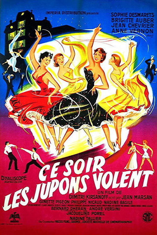 Tonight the Skirts Fly Poster