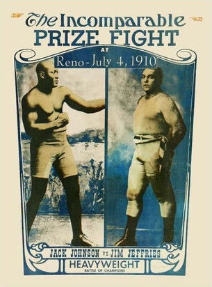 Jeffries-Johnson World's Championship Boxing Contest Poster