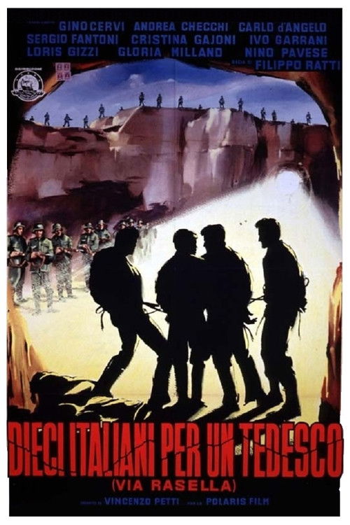 Ten Italians for One German Poster