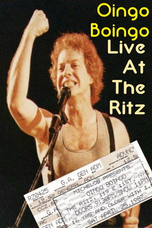 Oingo Boingo: Live at the Ritz Poster